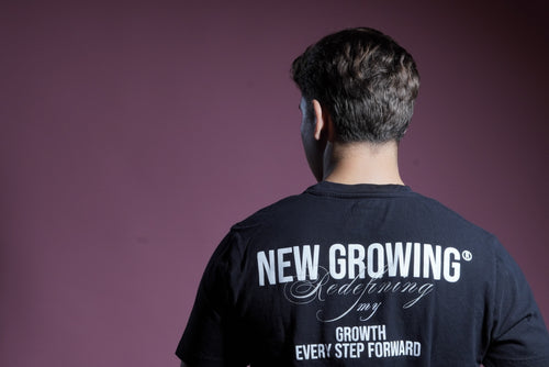 New Growing premium black t-shirt