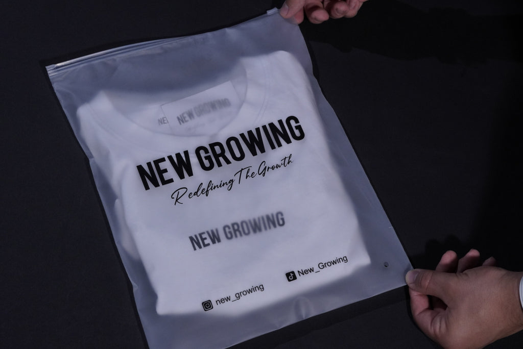 New Growing premium white t-shirt