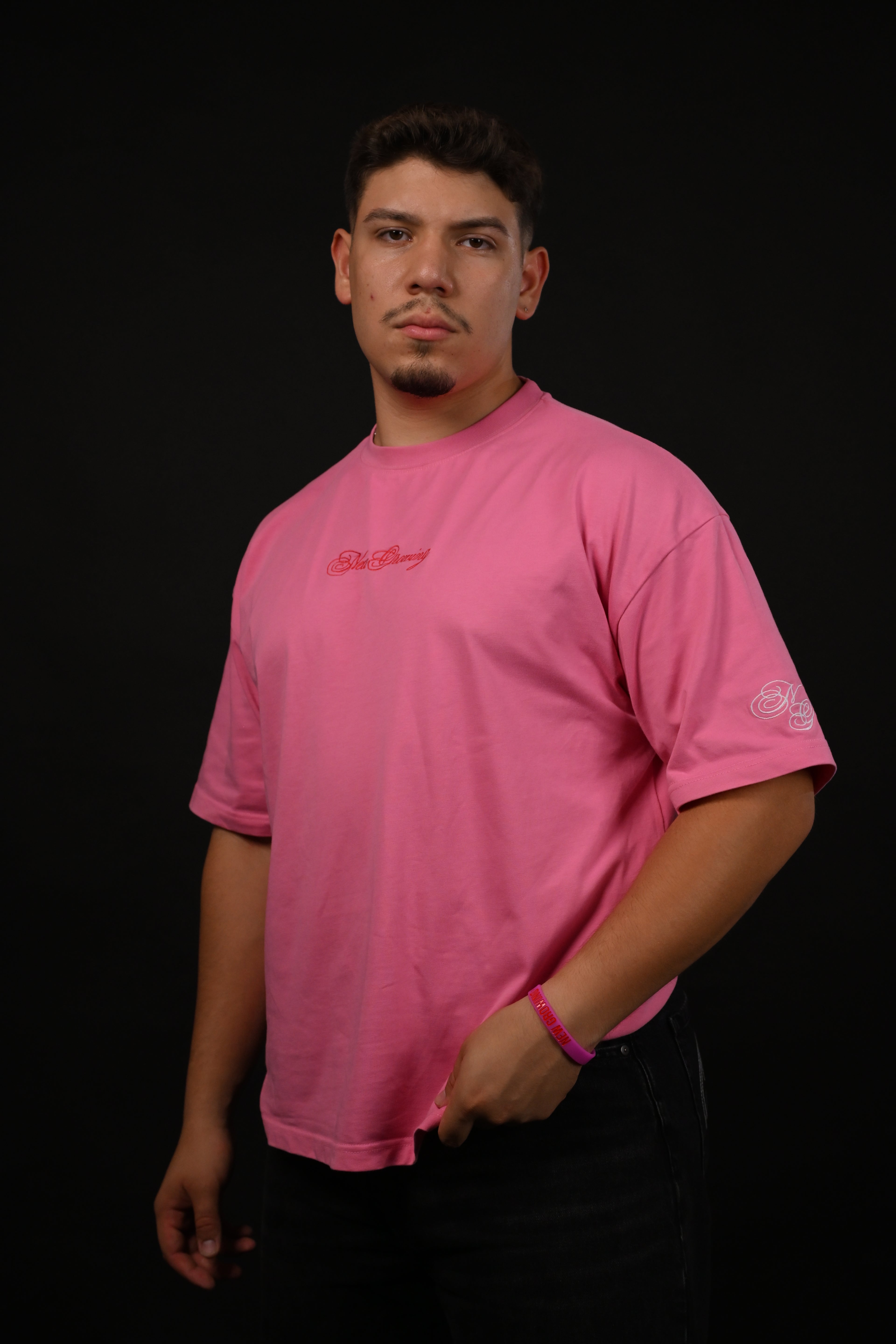 NEW GROWING SOCIETY PINK T-SHIRT