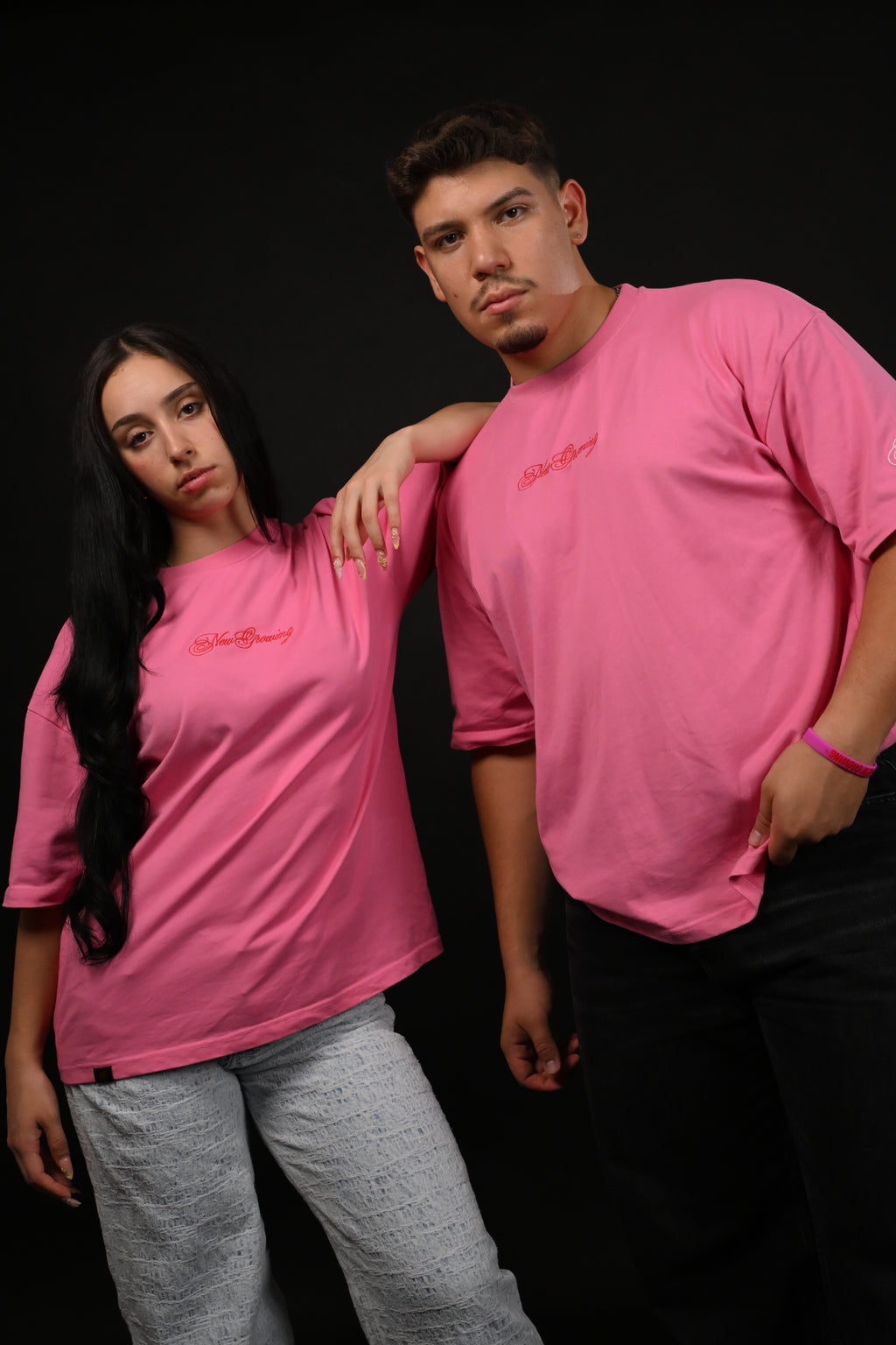 NEW GROWING SOCIETY PINK T-SHIRT
