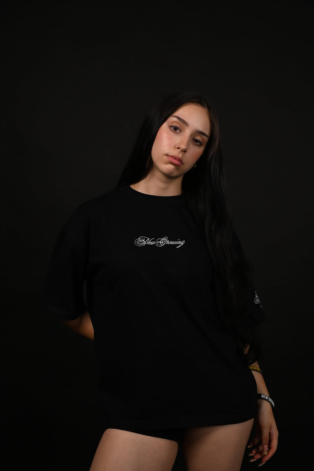 NEW GROWING SOCIETY BLACK t-shirt